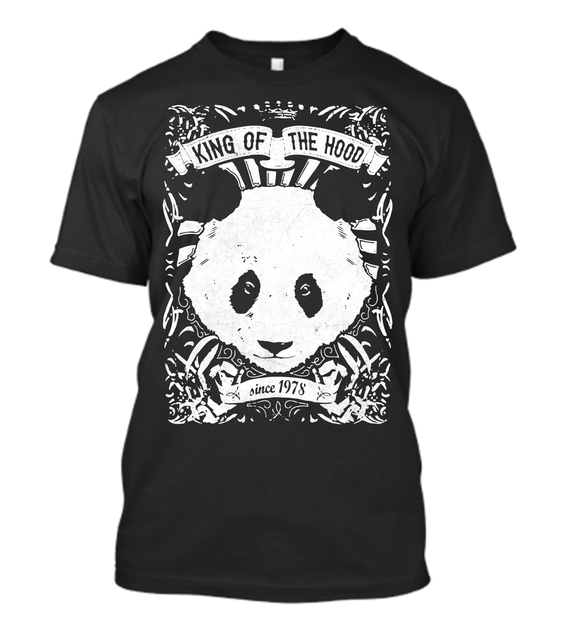 King Of The Hood Panda Since 1978 T-Shirt