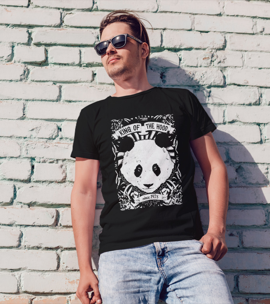 King Of The Hood Panda Since 1978 T-Shirt