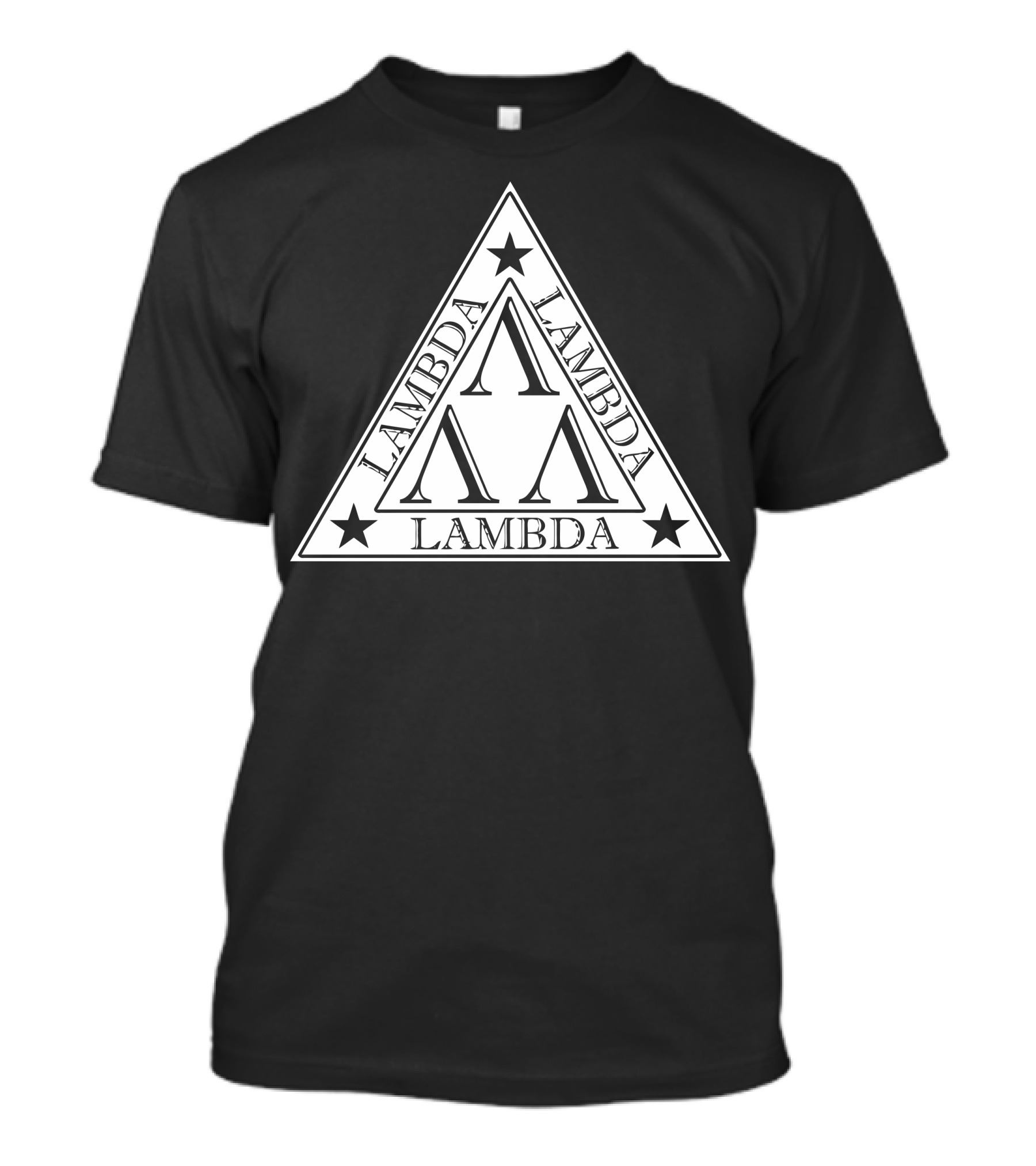 Lambda Lambda Lambda Fraternity Triangle T-Shirt