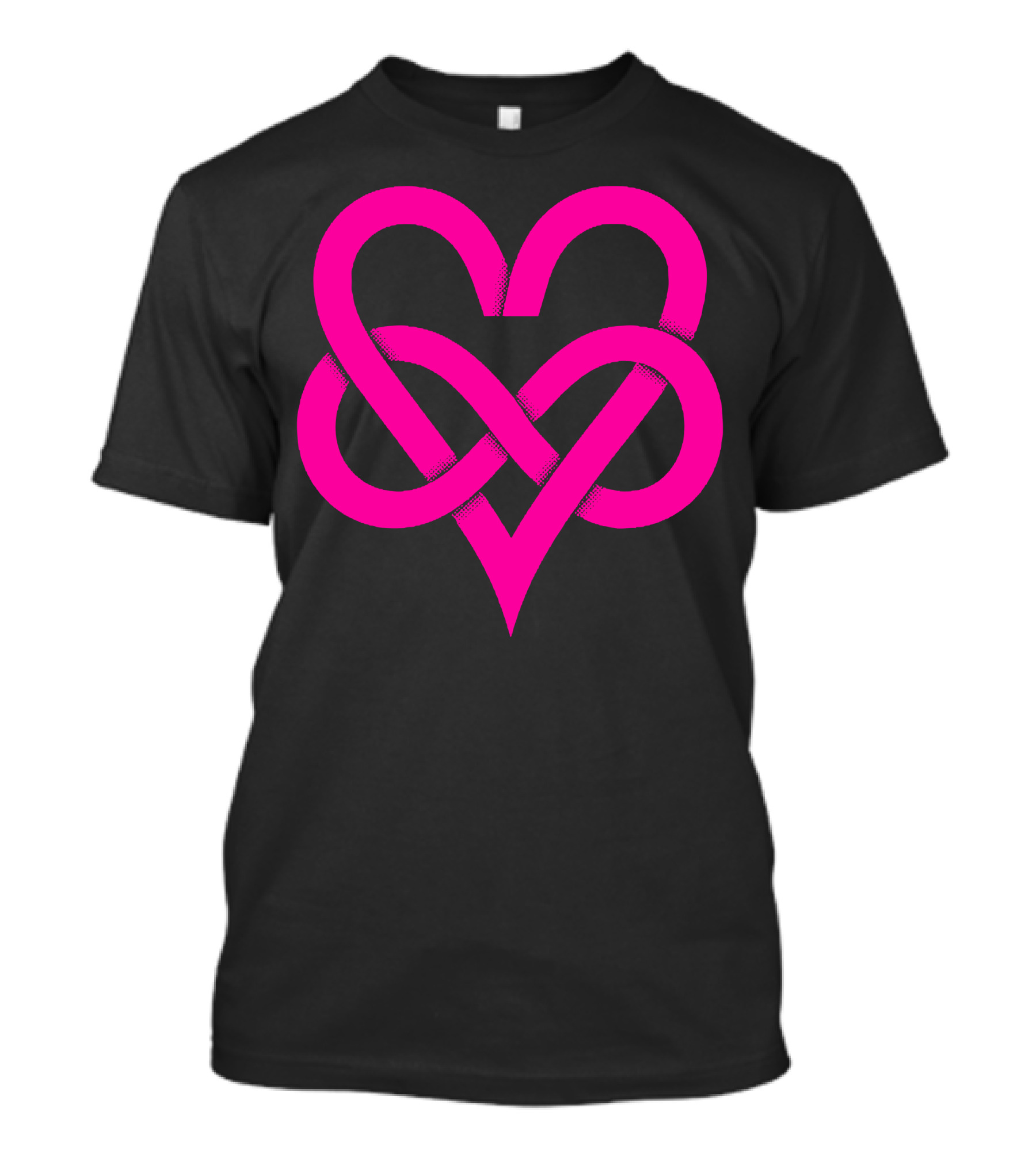 Love Infinity Heart Symbol Pink T-Shirt