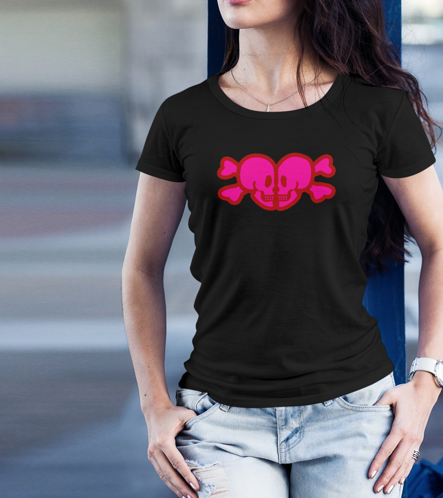 Love You To Death Skull Heart T-Shirt