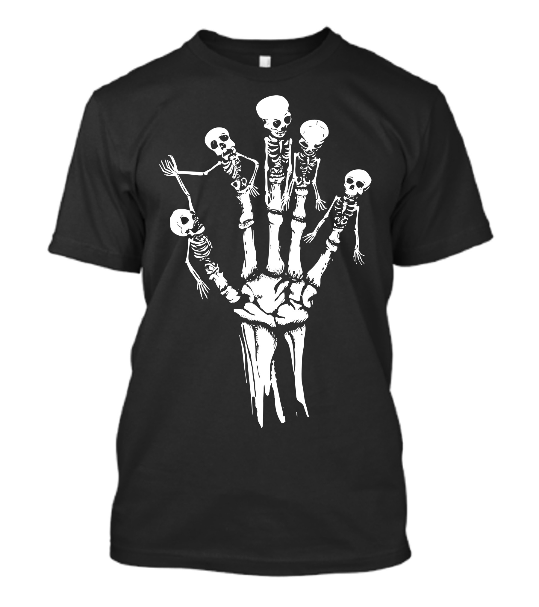 Skeleton Hand With Dancing Skeletons From Master Of Puppets T-Shirt