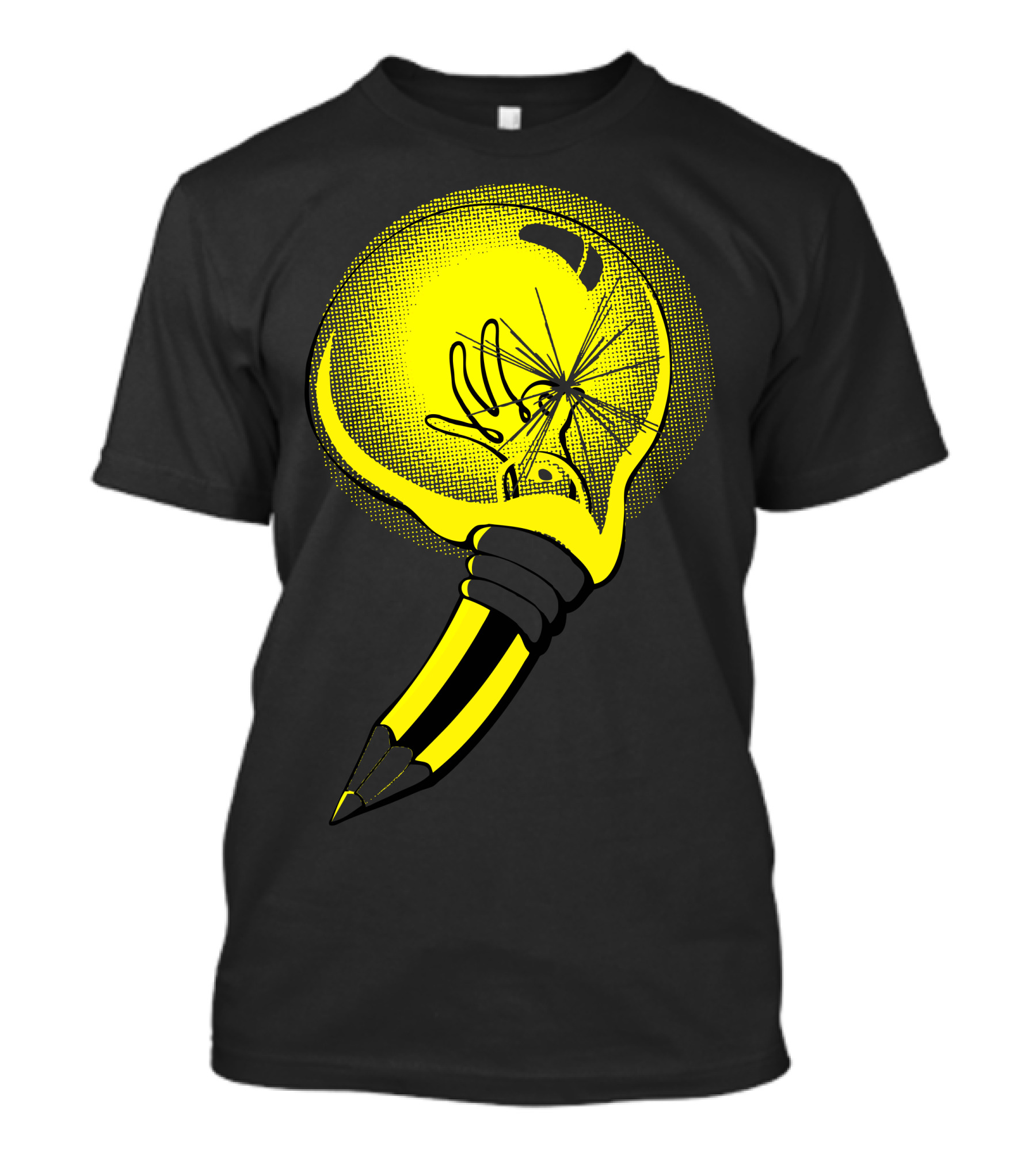 My Thinking Pencil Light Bulb T-Shirt