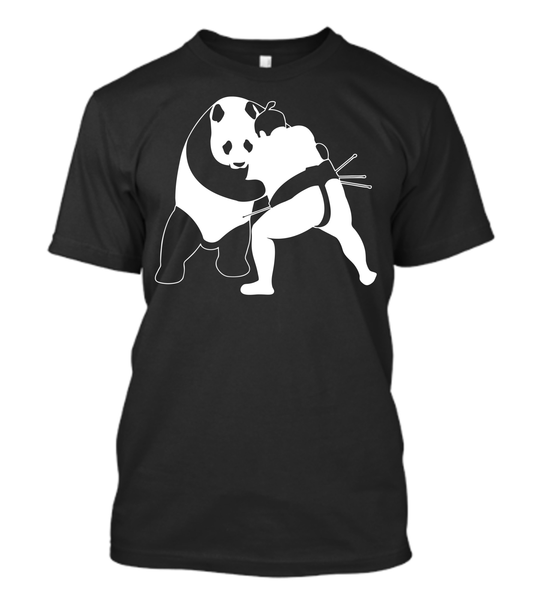 Oriental Heavyweights Panda Sumo Match T-Shirt