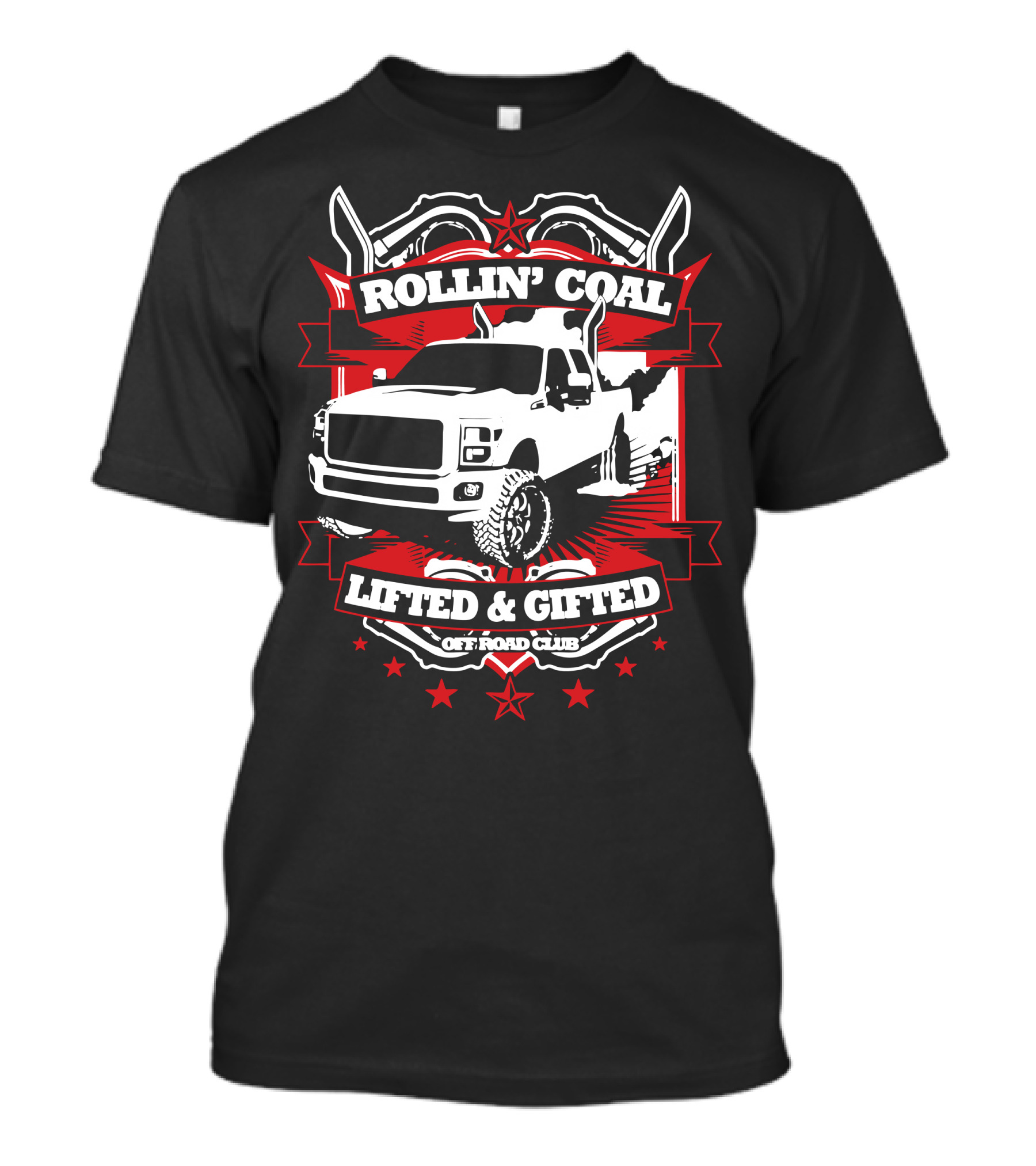 ROLLIN COAL LIFTED And GIFTED OFF ROAD CLUB T-Shirt