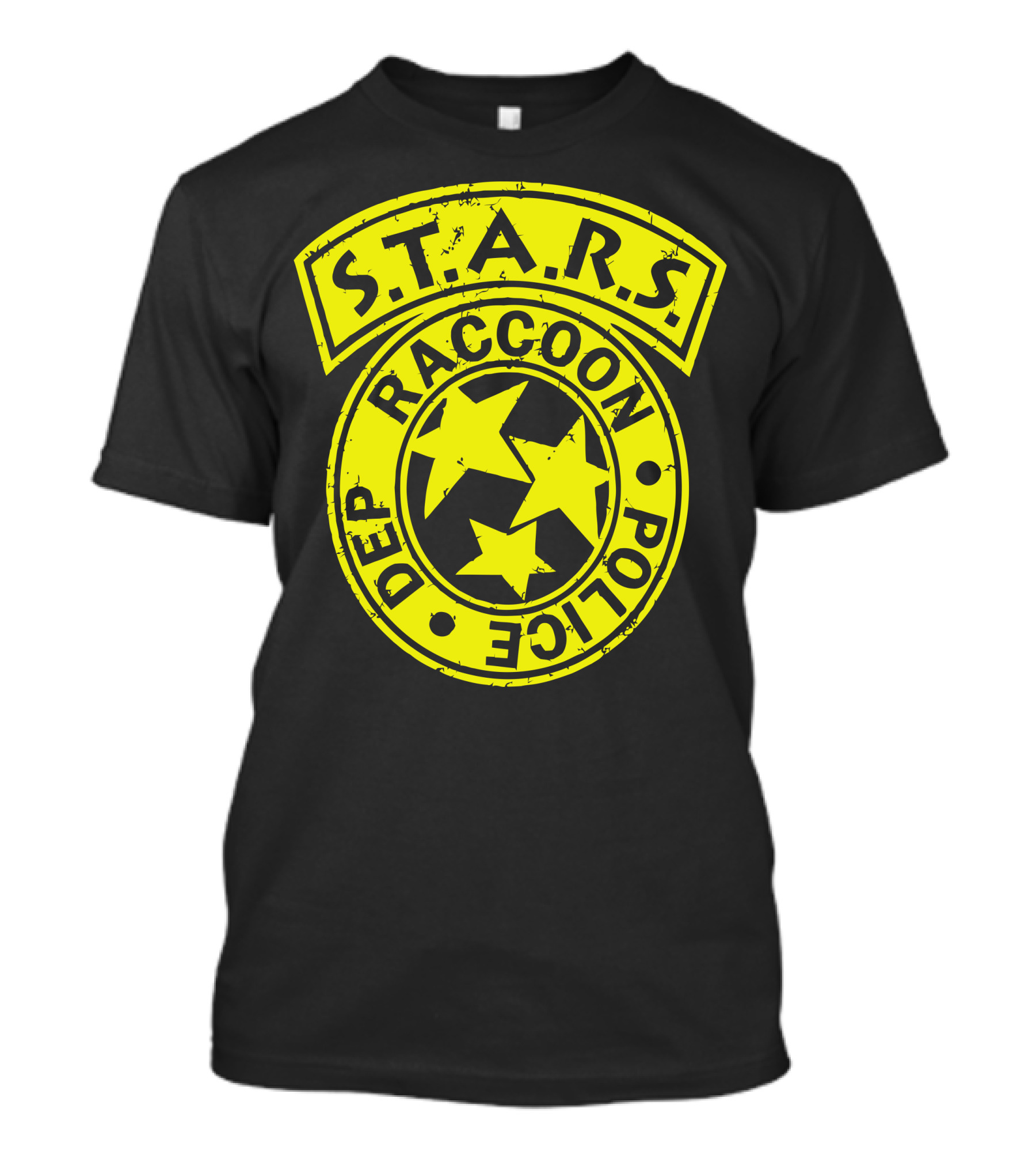 S.T.A.R.S. Raccoon Police Dept Badge Symbol With Stars T-Shirt