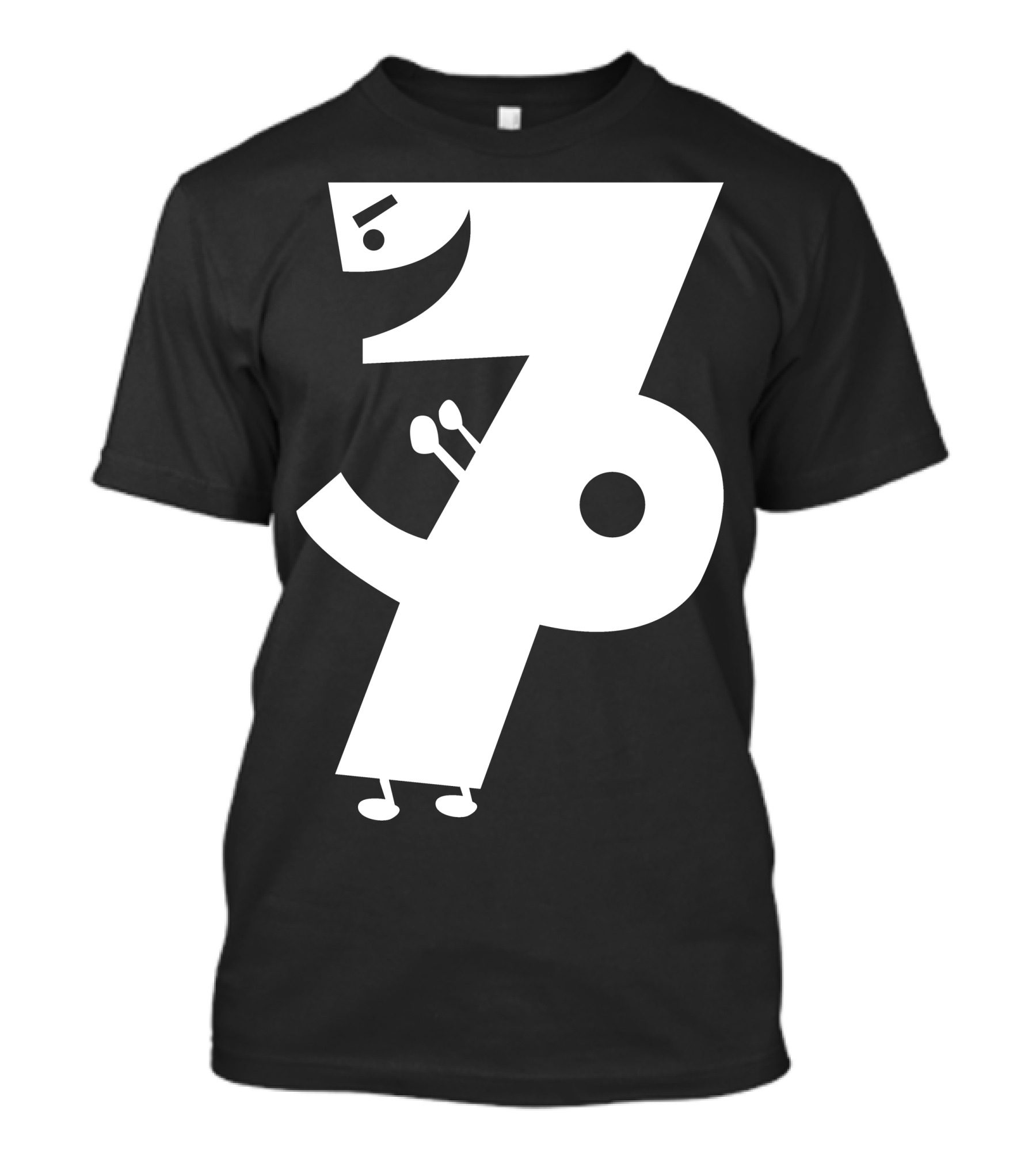 Seven Ate Nine Playful Number Twist T-Shirt