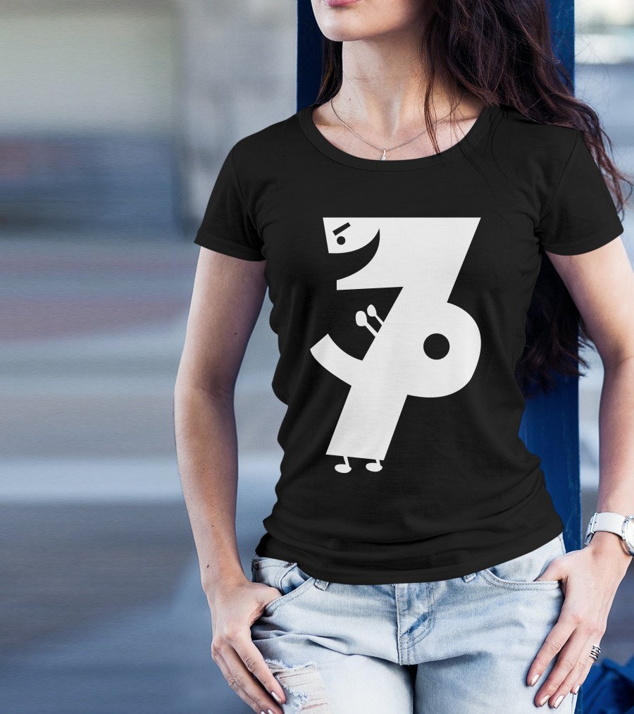 Seven Ate Nine Playful Number Twist T-Shirt