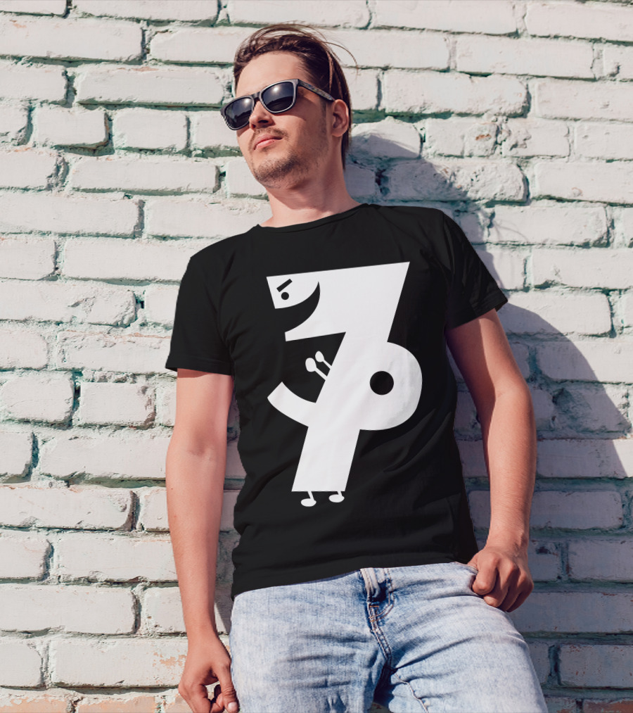 Seven Ate Nine Playful Number Twist T-Shirt