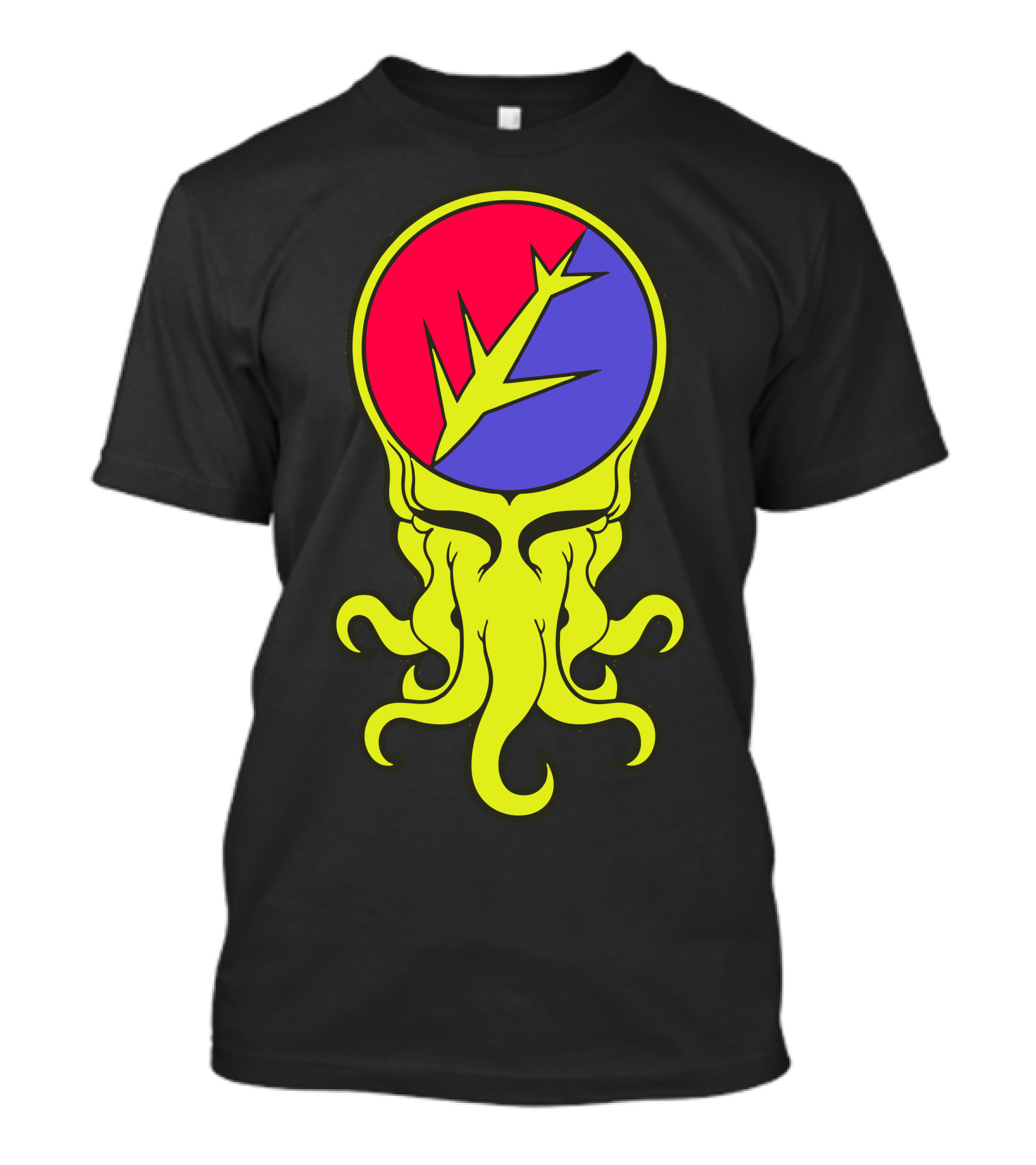Steal Your Cthulhu Skull Lightning Tentacles T-Shirt