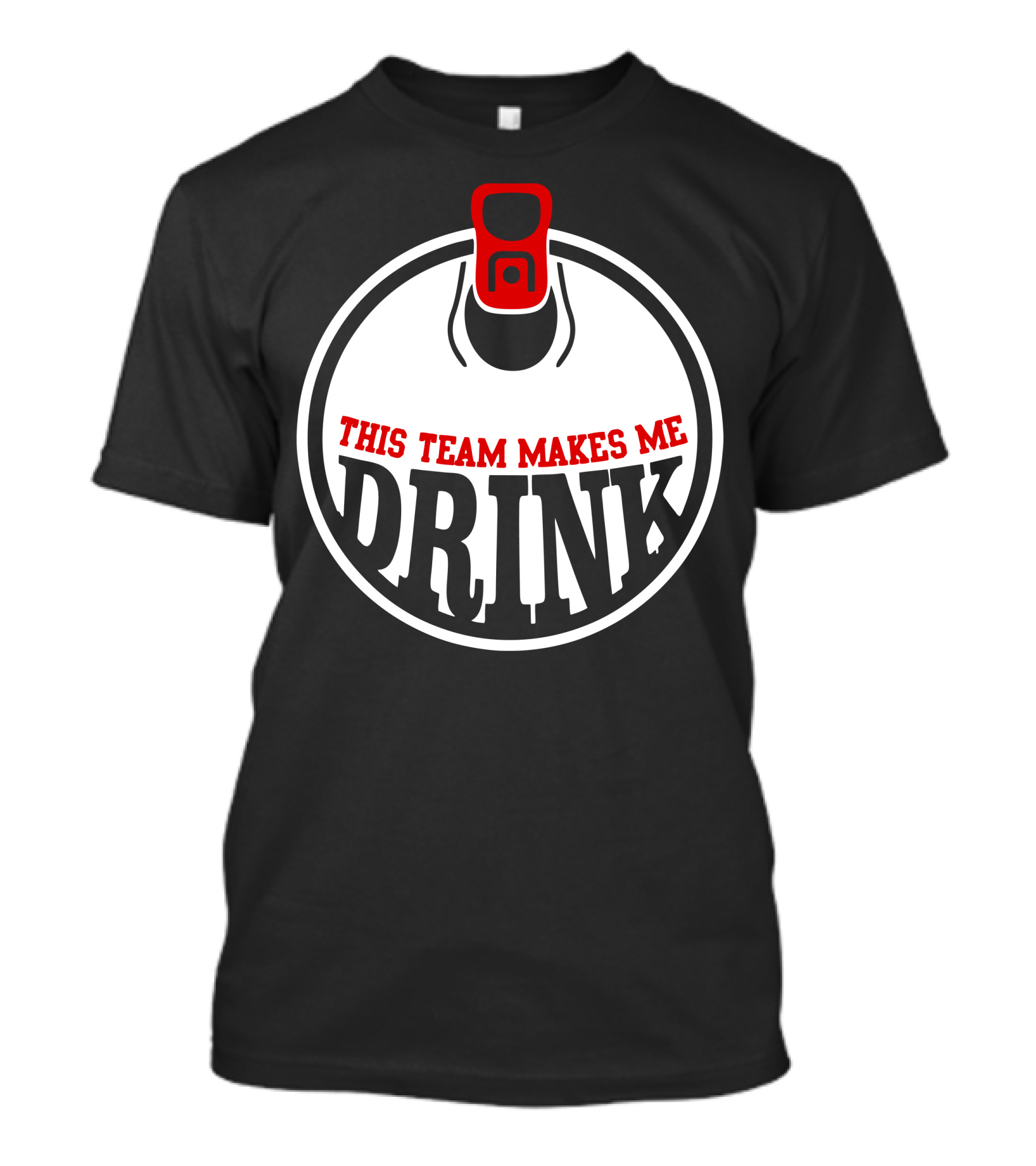This Team Makes Me Drink Beer Can Opener T-Shirt