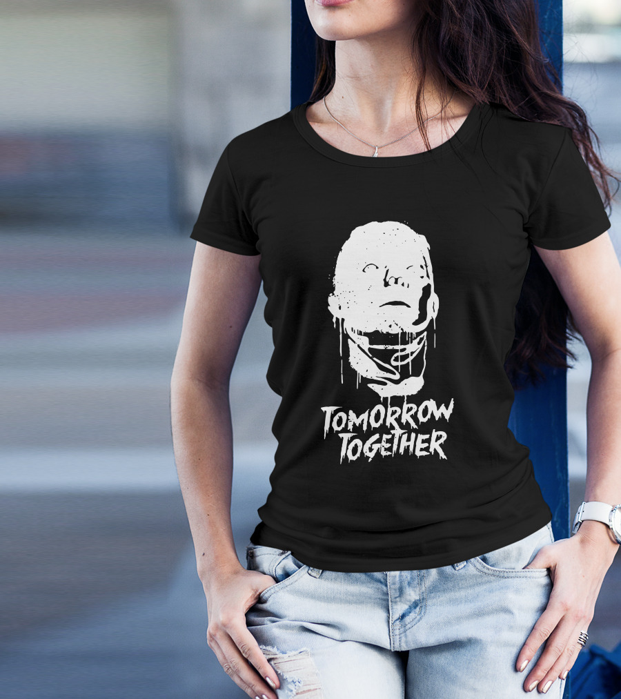 Tomorrow Together White Face Dripping T-Shirt