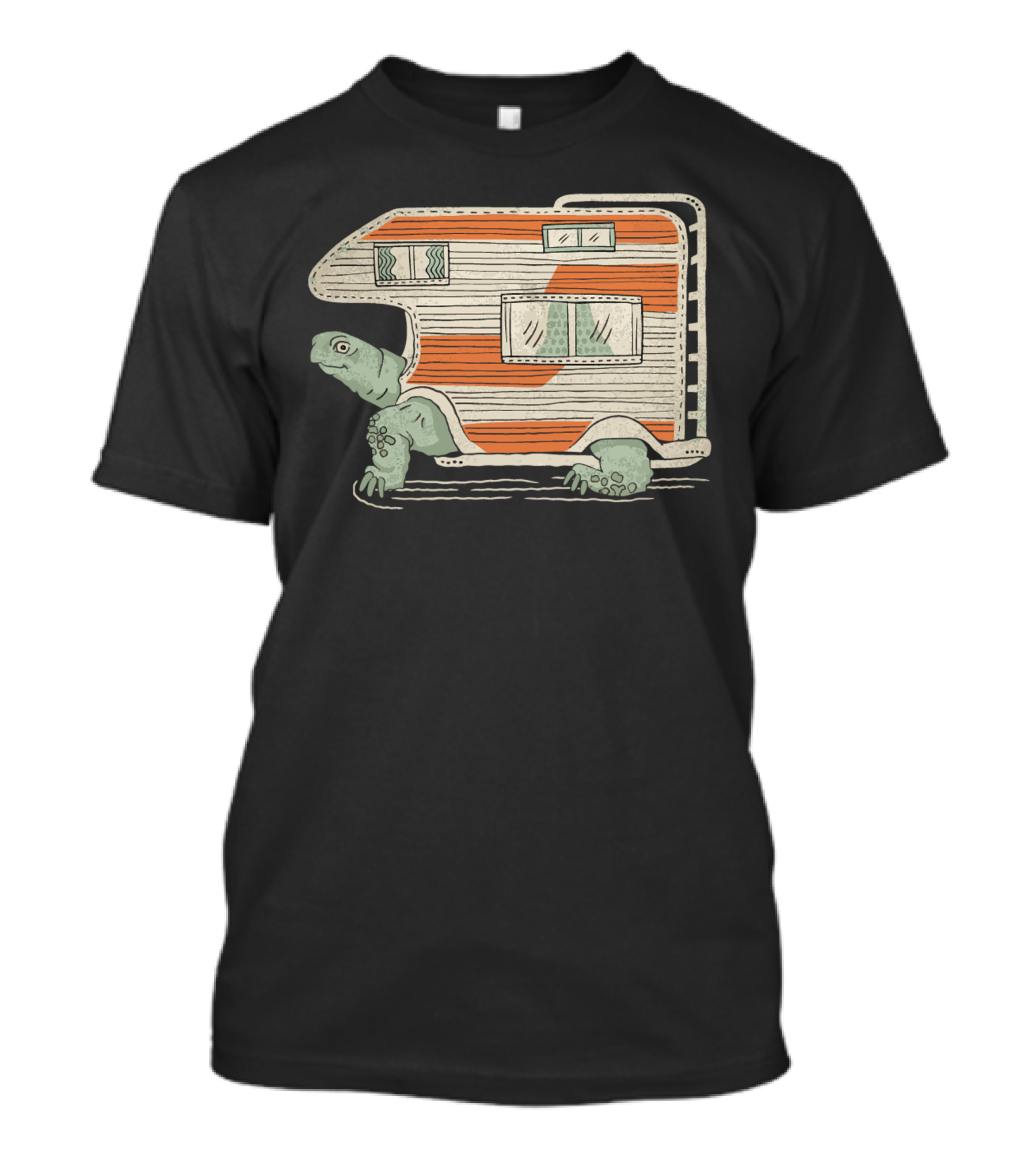 Turtle Camper Retro RV T-Shirt