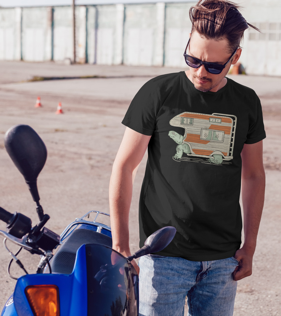 Turtle Camper Retro RV T-Shirt