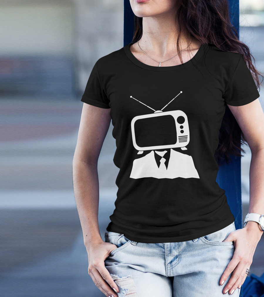 Tv Head Suit Person T-Shirt