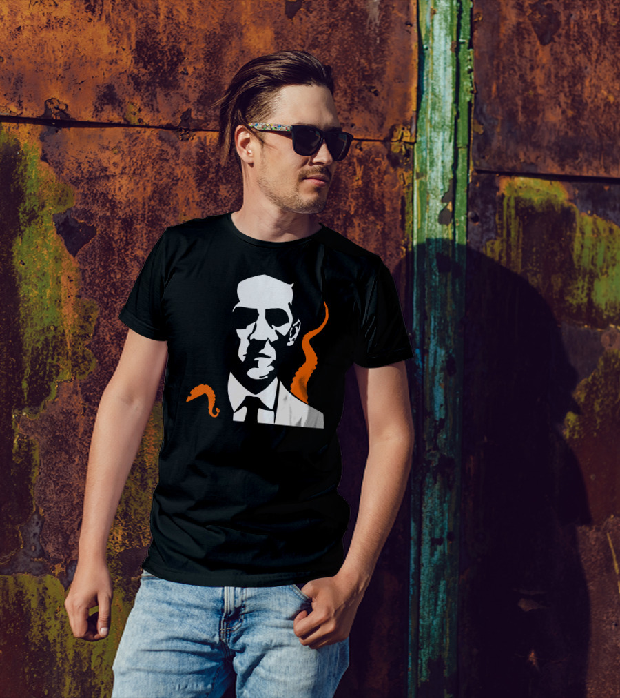 What Lurks In The Deep Lovecraftian Octopus And Seahorse T-Shirt