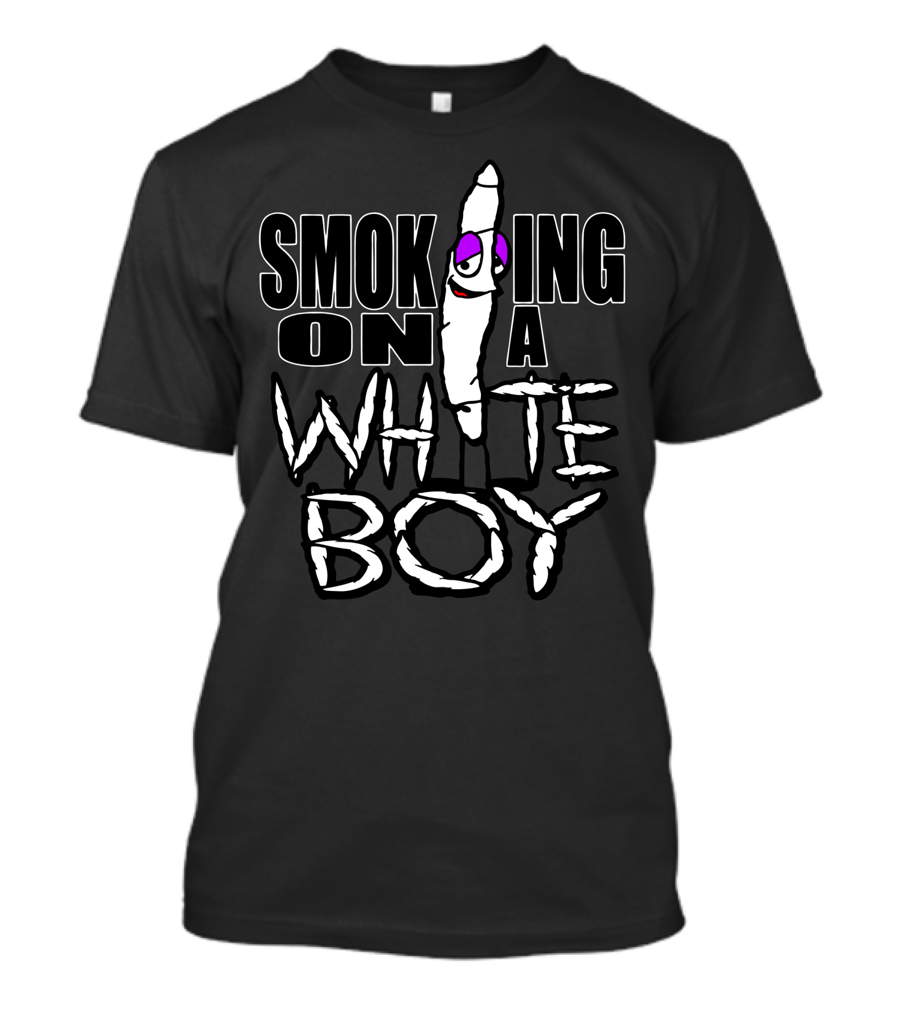 SMOKING ON A WHITE BOY T-Shirt