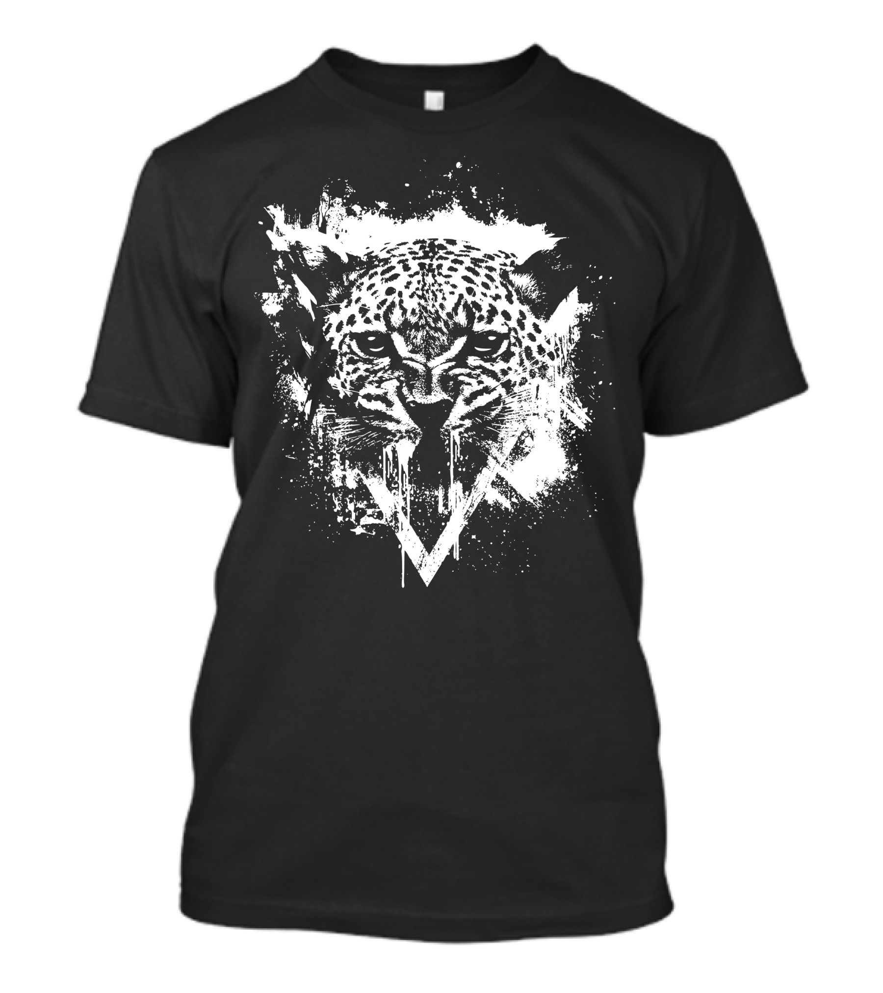 Leopard Face Wild Inside Grunge Aesthetic T-Shirt