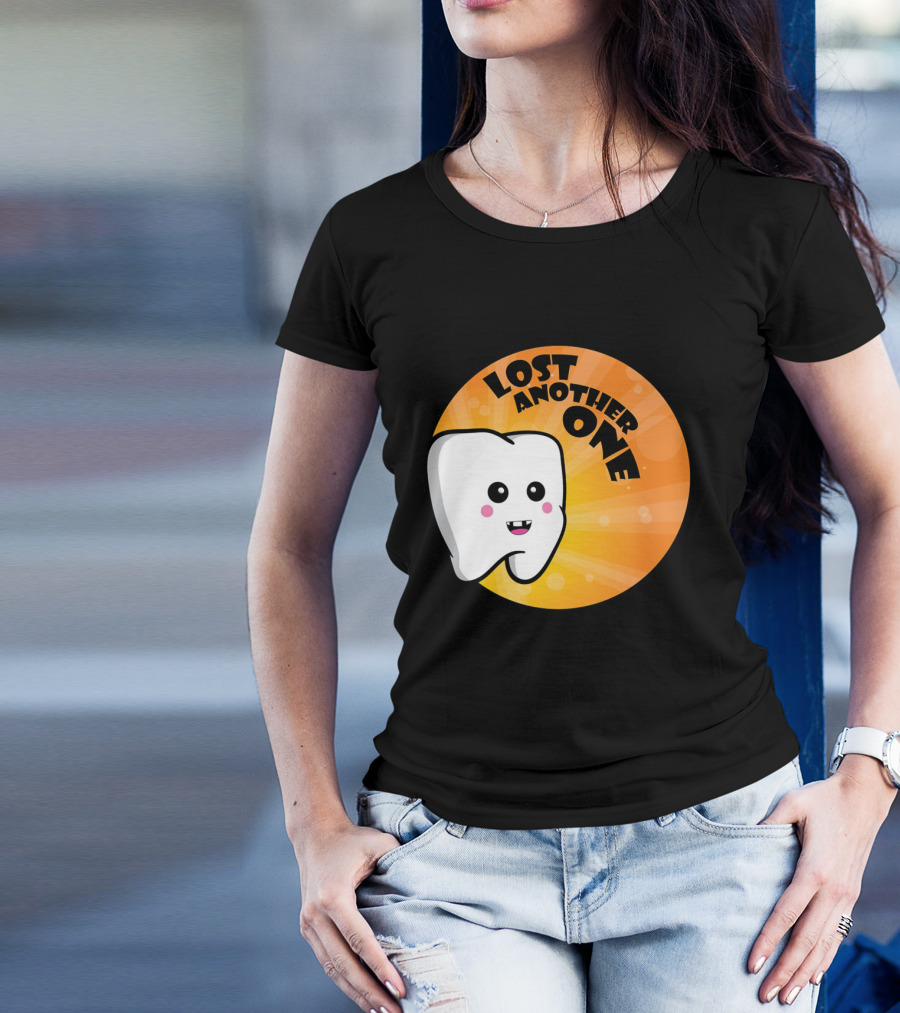 Lost Another One Teeth Cartoon T-Shirt