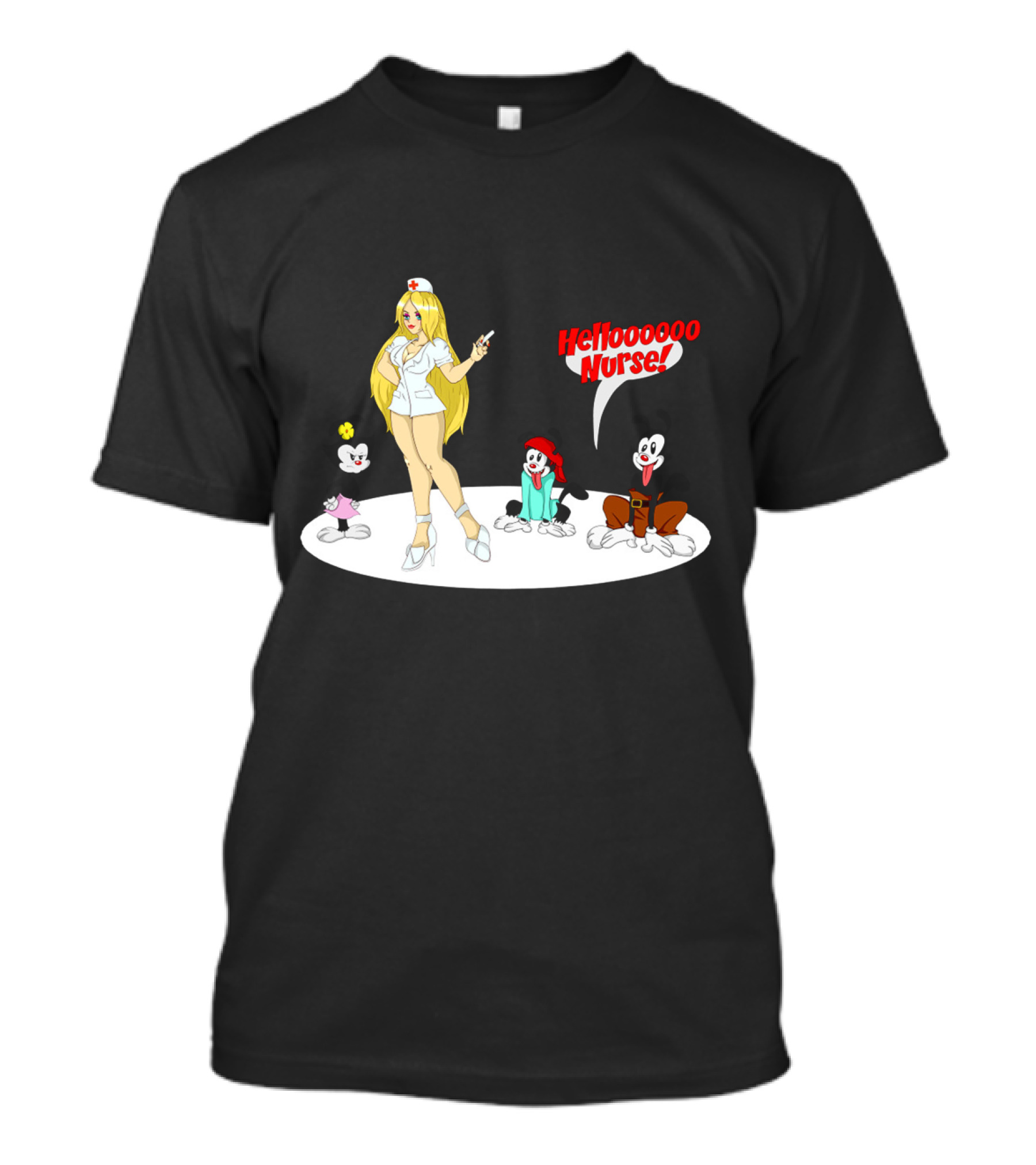 Hellooooo Nurse Animaniacs Wakko Dot Yakko T-Shirt