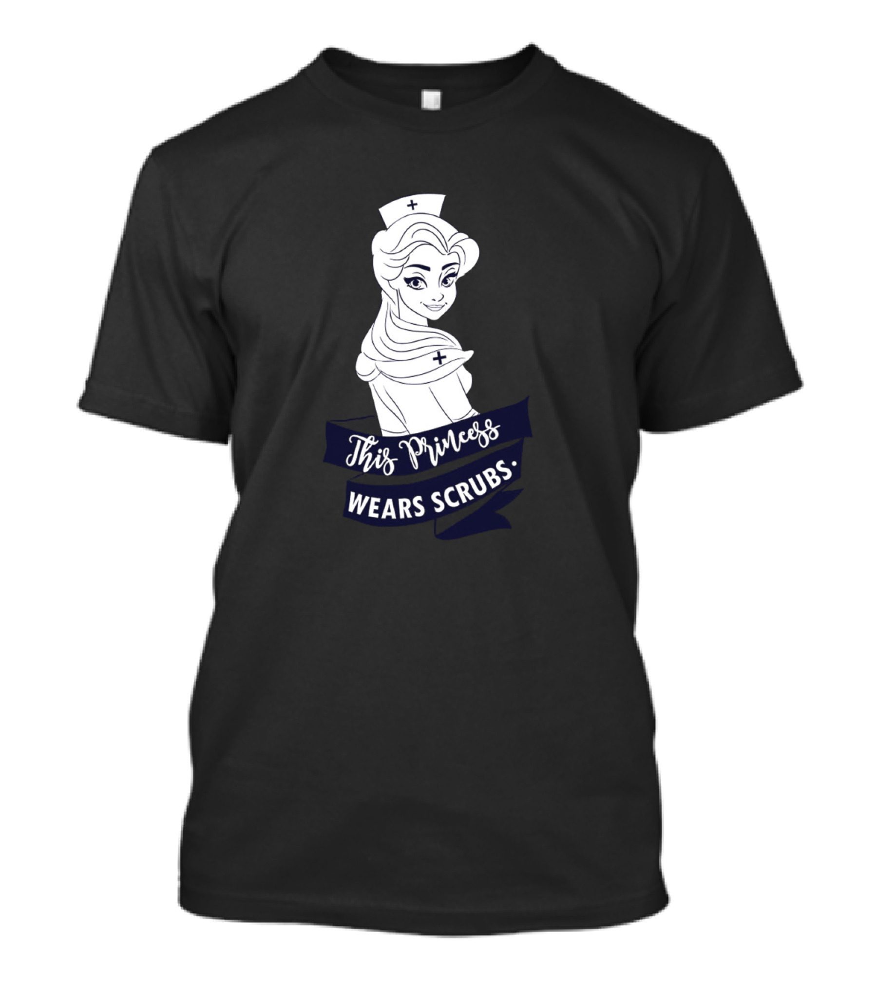 Nurse Belle This Princess Wears Scrubs T-Shirt
