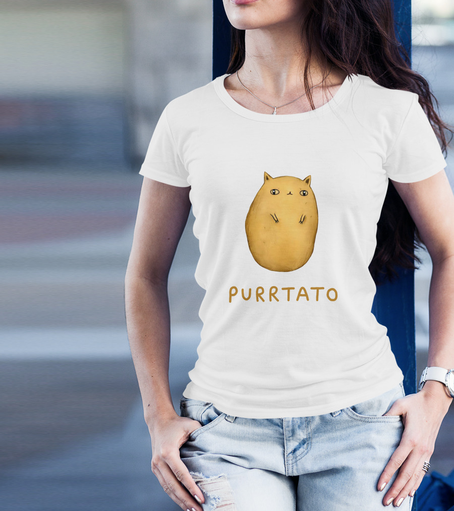 Purrtato Cat Potato Mashup T-Shirt