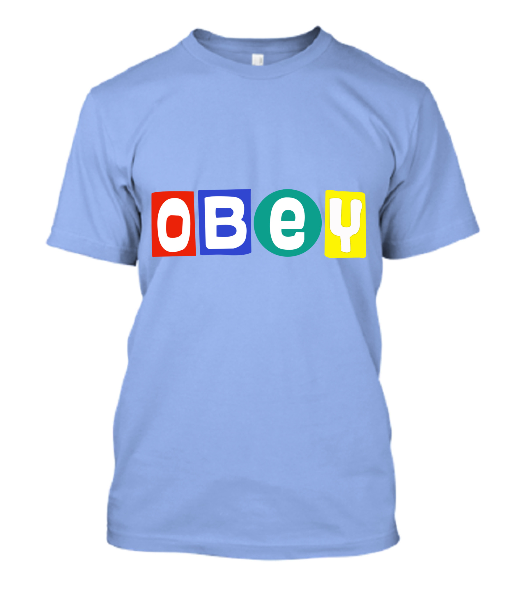 Obey Big Shot Colorful Typography T-Shirt