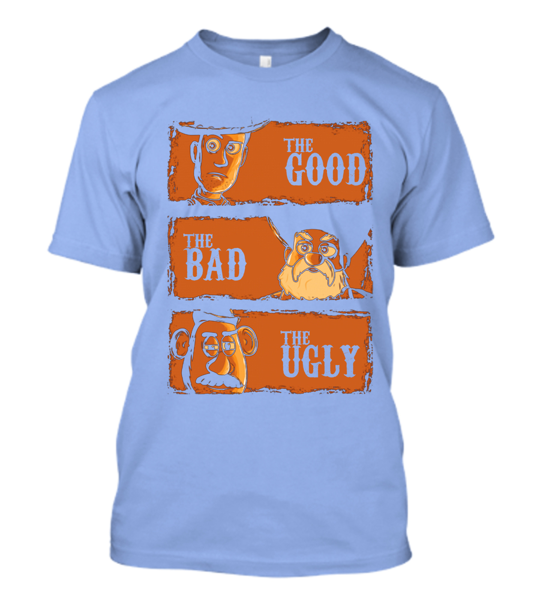 The Good Bad And Ugly Potato Toy Parody Icons T-Shirt