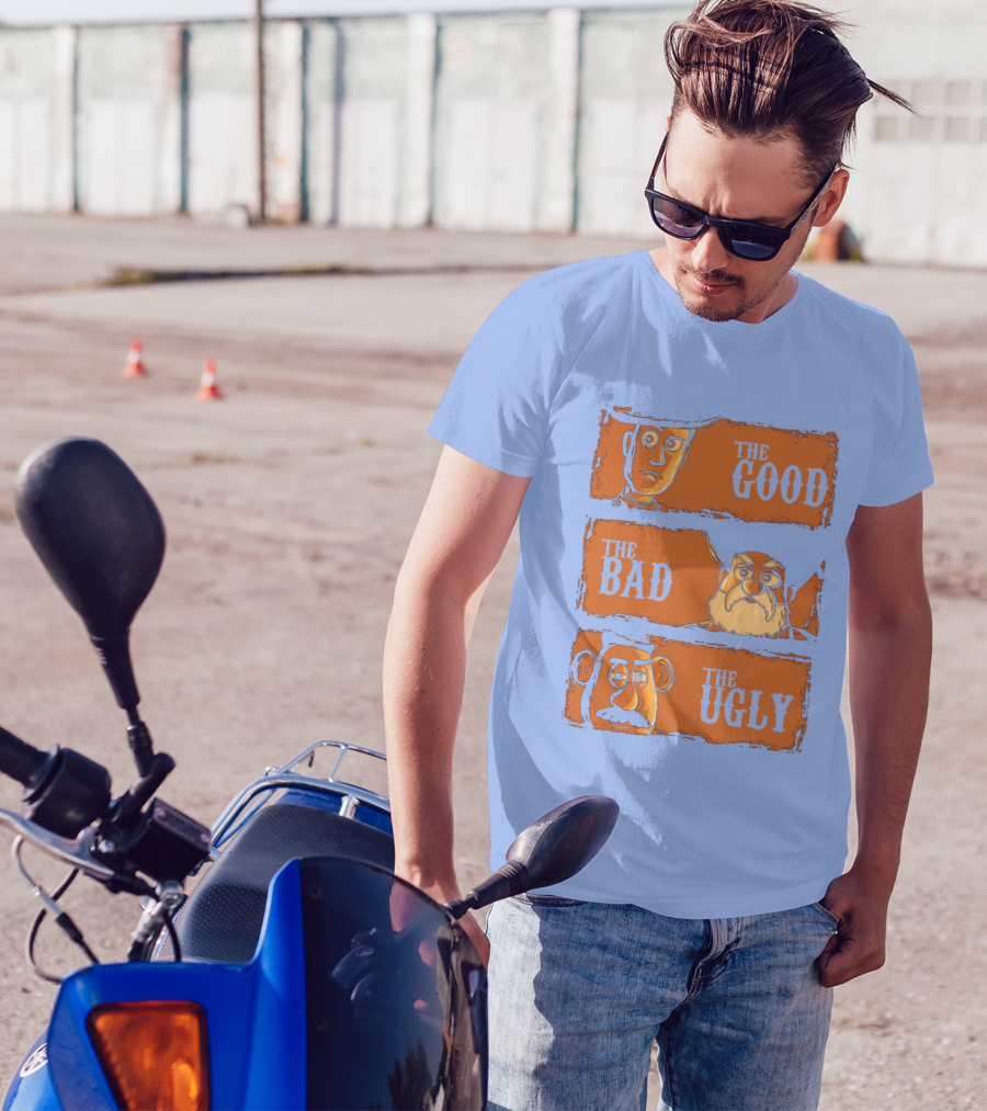 The Good Bad And Ugly Potato Toy Parody Icons T-Shirt