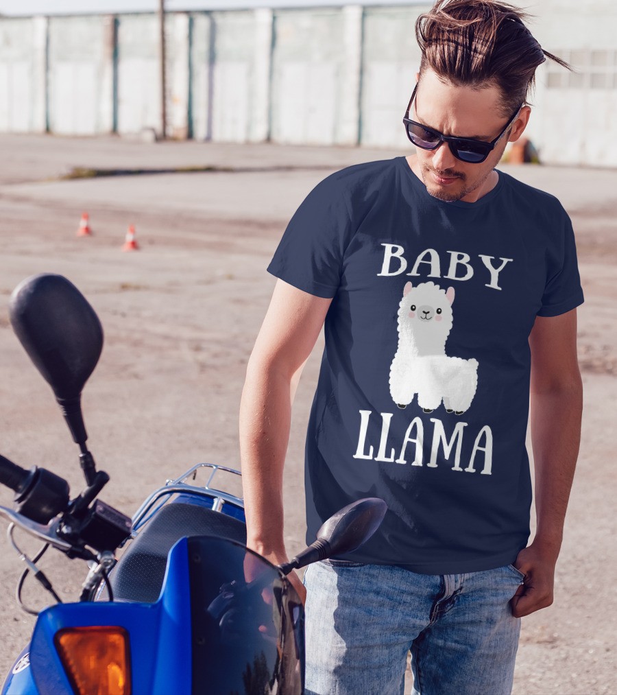 Baby Llama Cute Cartoon Alpaca T-Shirt
