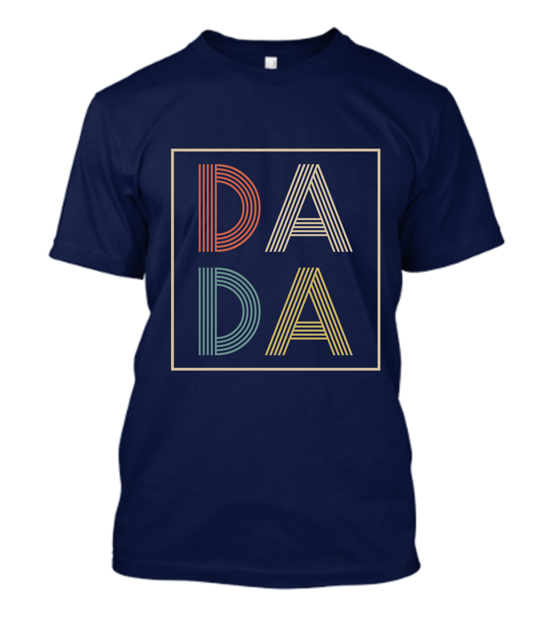 Dada Retro Colorful Typography T-Shirt