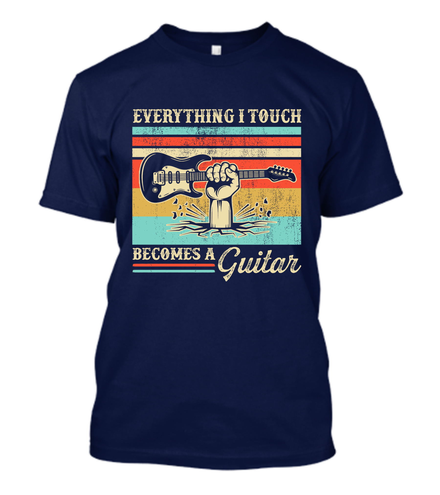 Everything I Touch Becomes A Guitar Vintage Rock And Roll T-Shirt