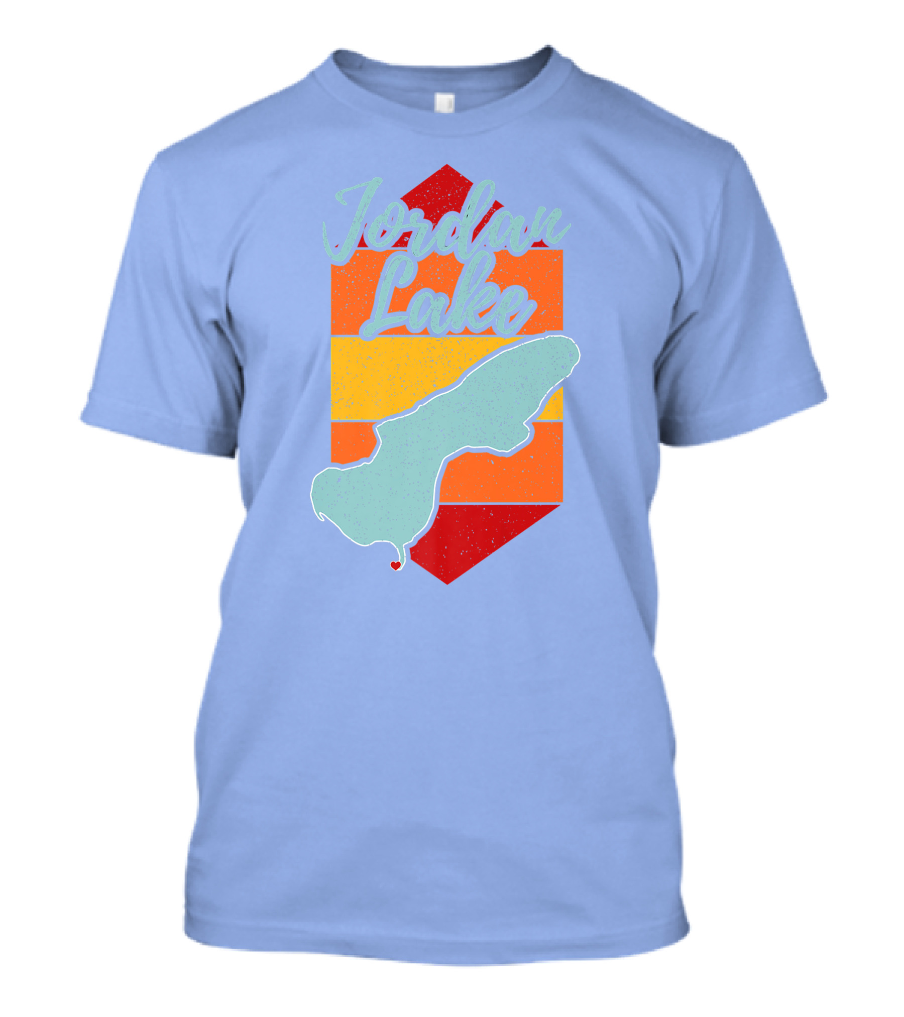 Jordan Lake Retro Map Stripes T-Shirt