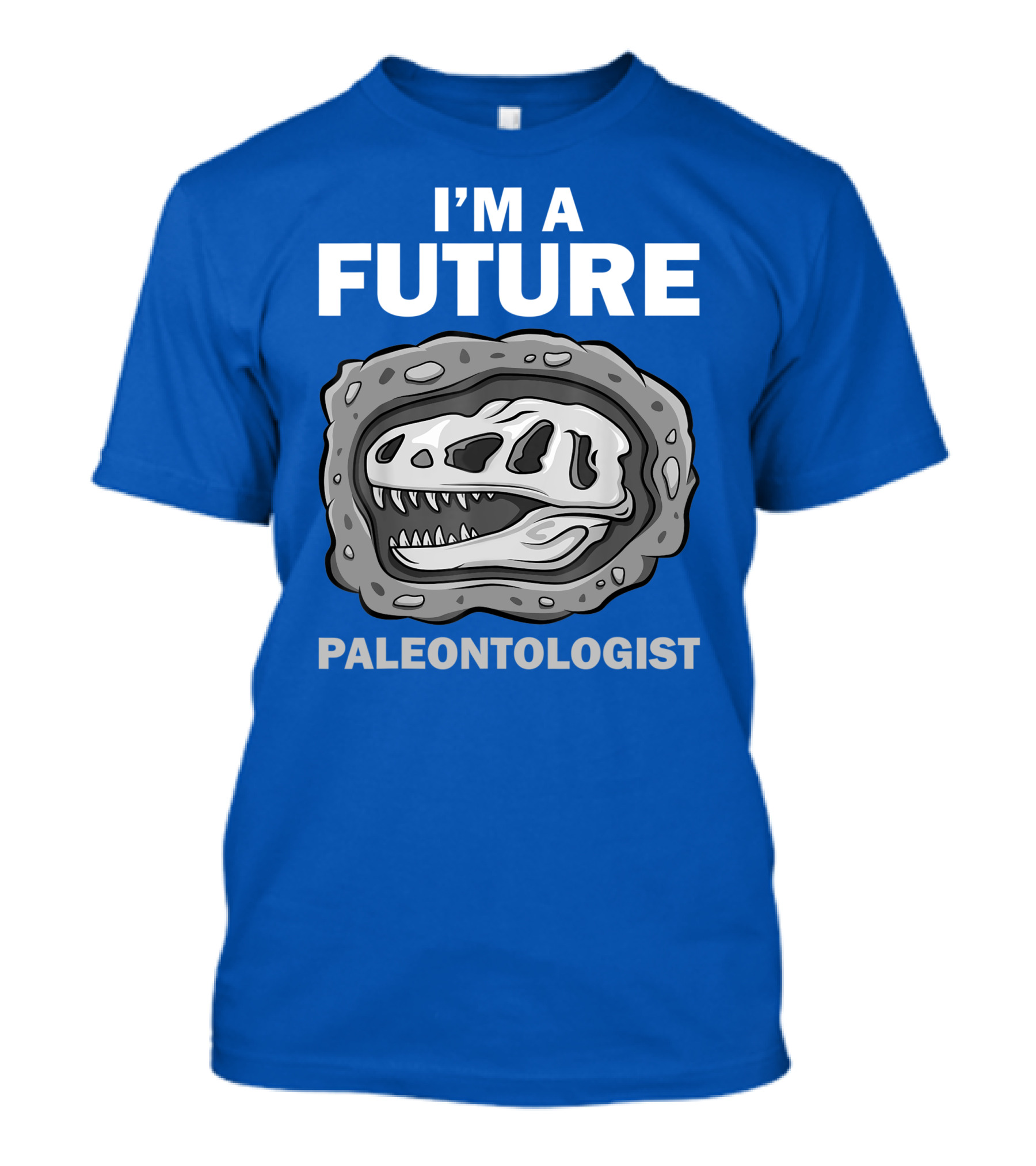 I'm A Future Paleontologist Dinosaur Skull Boys Paleontology T-Shirt