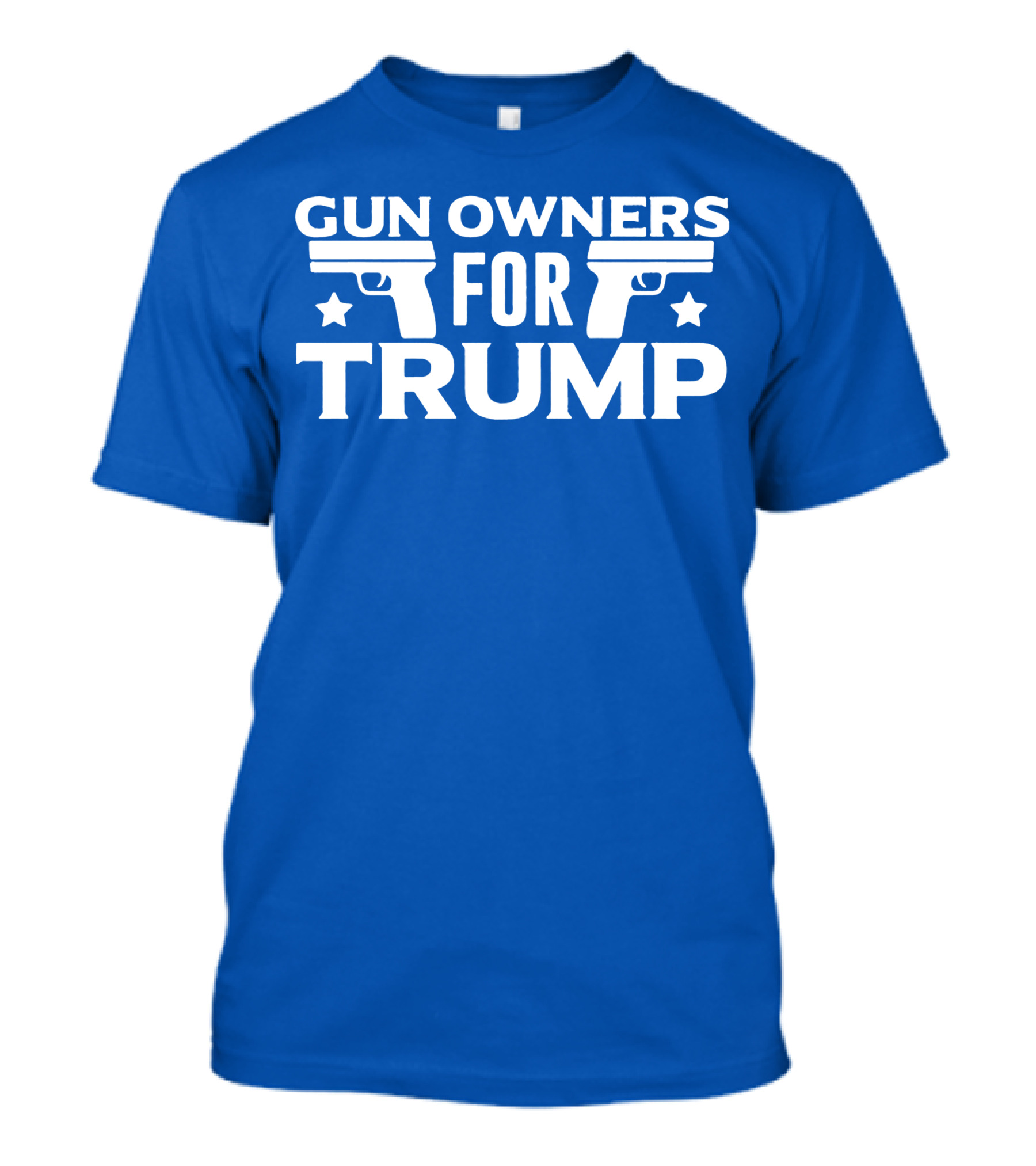 Gun Owners For Trump President Cap Second Amendment Pistol Stars T-Shirt