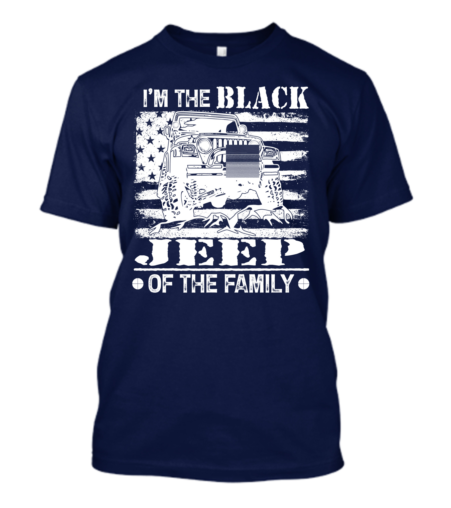 I'm The Black Jeep Of The Family American Flag T-Shirt