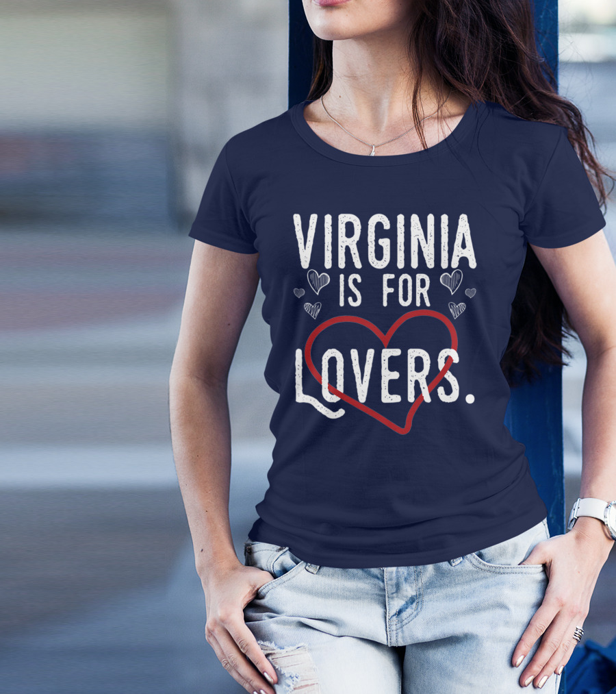 Virginia Is For Lovers Classic Heart T-Shirt