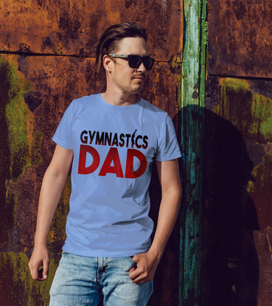 GYMNASTICS DAD Gymnastics Dads Gymnast Dad T-Shirt