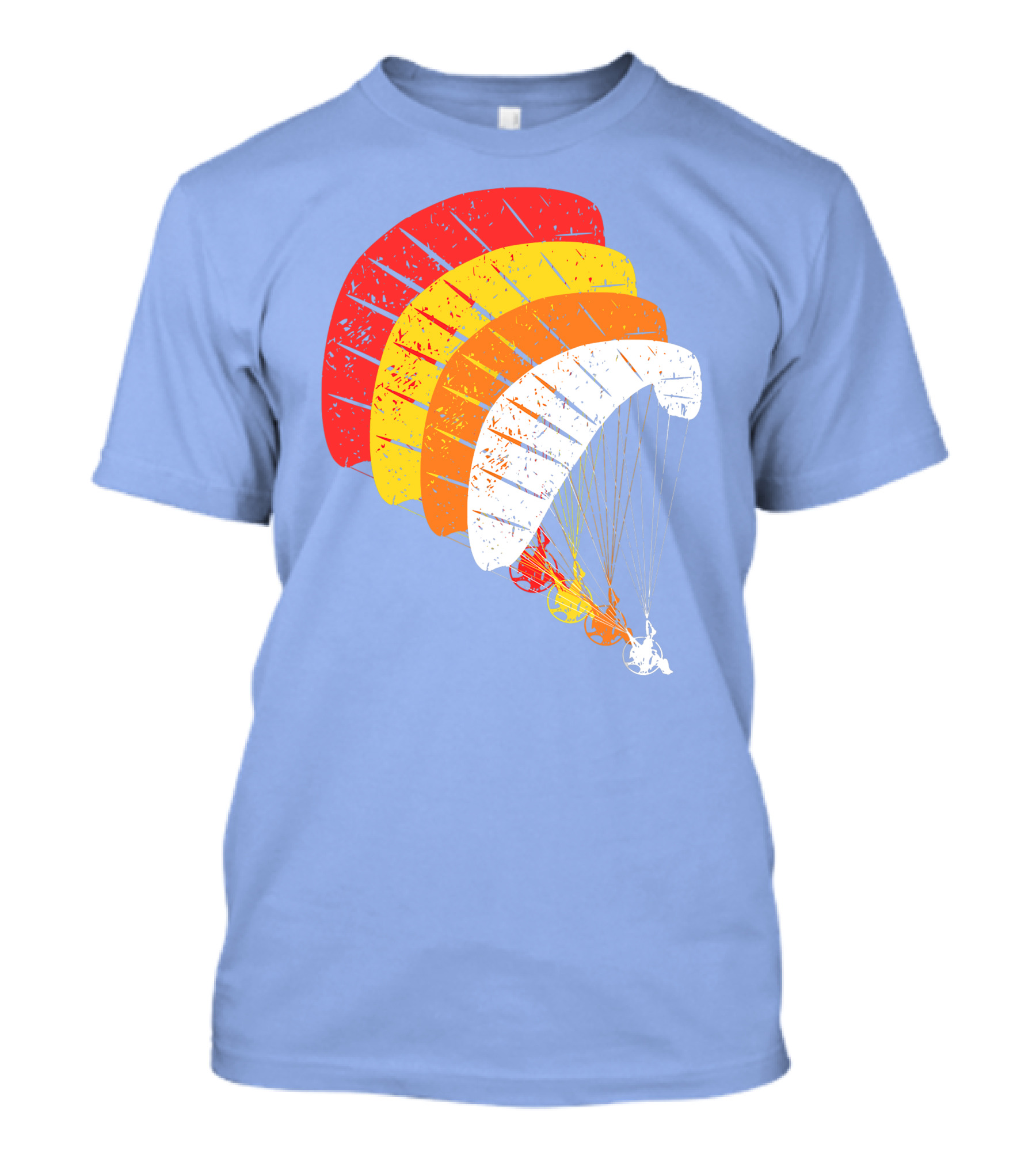 Vintage Powered Paragliding Paramotor Paraglider Retro Canopy T-Shirt