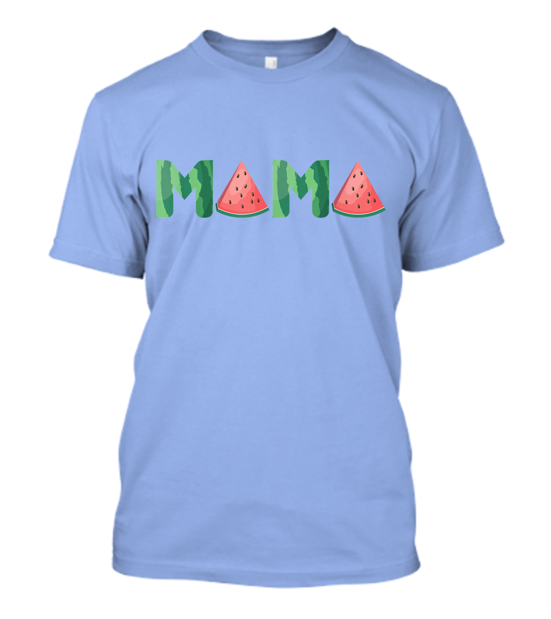 Mama Watermelon Funny Summer Fruit T-Shirt