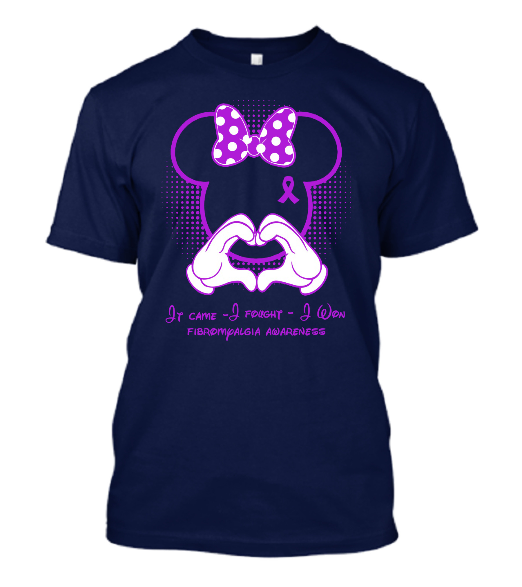 It Came I Fought I Won Fibromyalgia Awareness T-Shirt