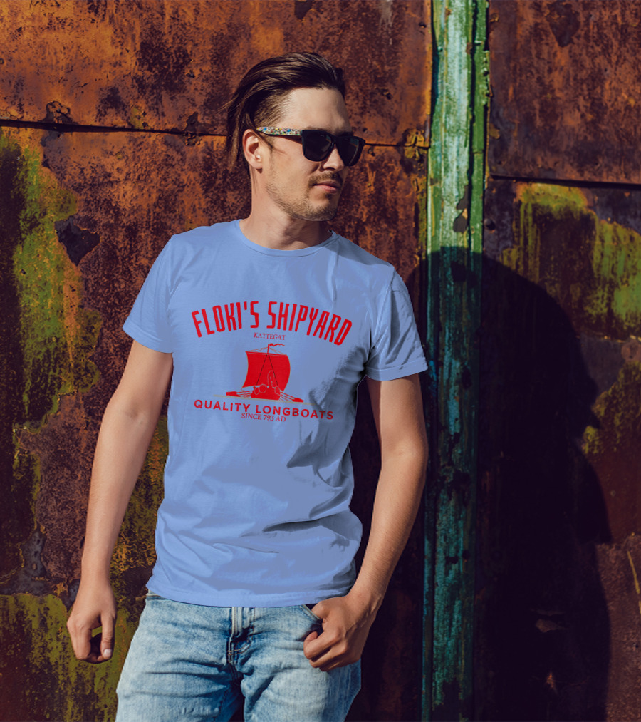 Floki's Shipyard Kattegat Quality Longboats Since 793 AD T-Shirt