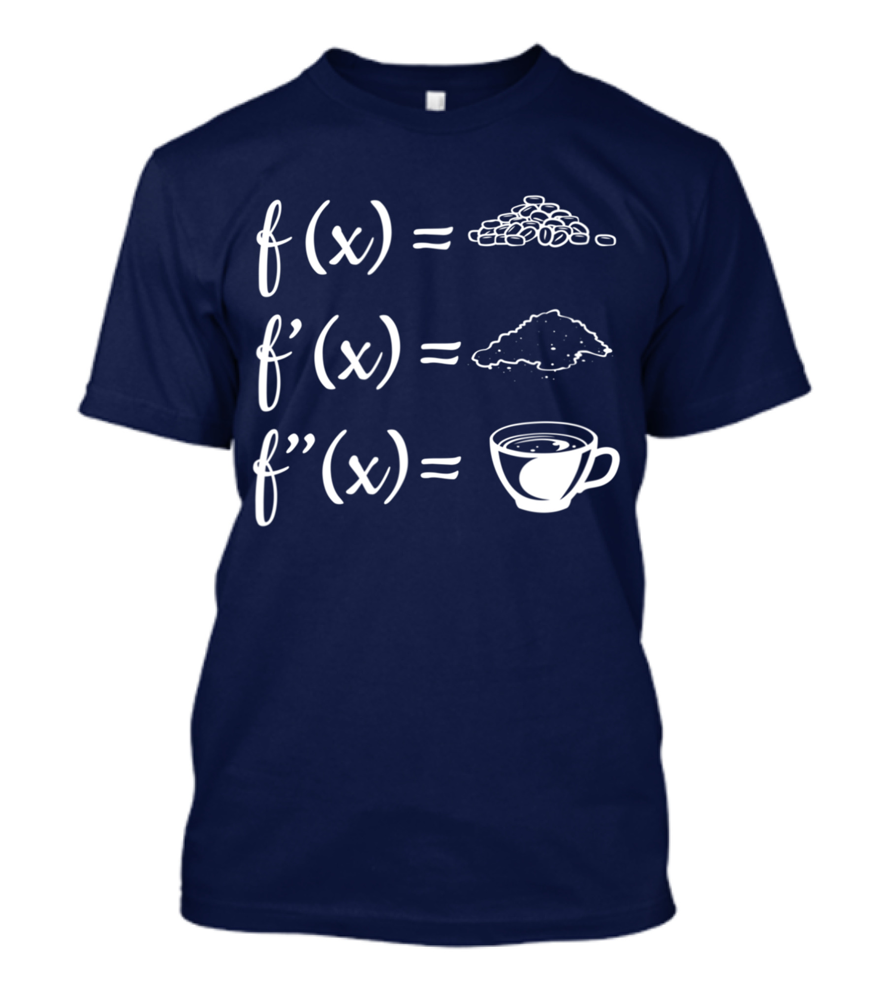 Coffee Calculus Teacher Mathematics F(x) Coffee Cup Iconic Symbols T-Shirt