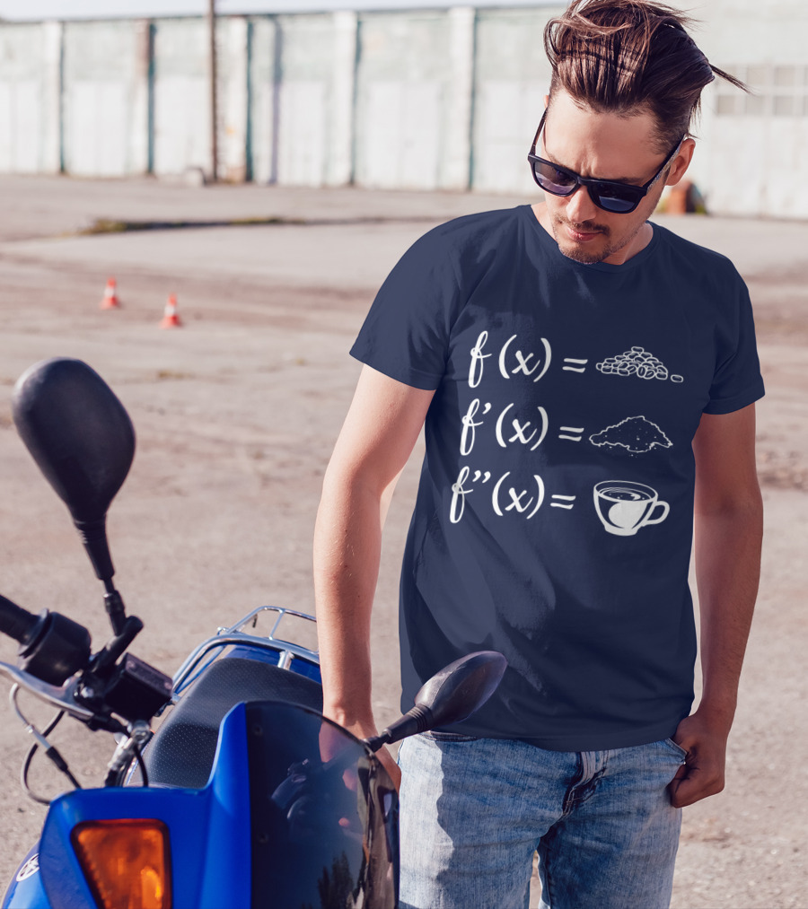 Coffee Calculus Teacher Mathematics F(x) Coffee Cup Iconic Symbols T-Shirt