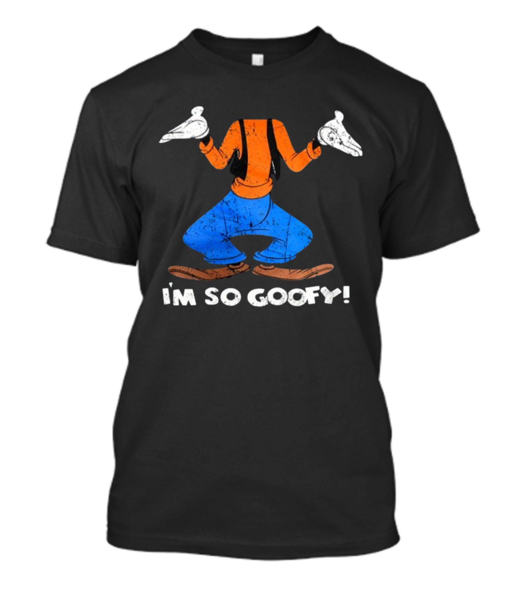 I'm So Goofy Classic Cartoon Character Missing Head T-Shirt