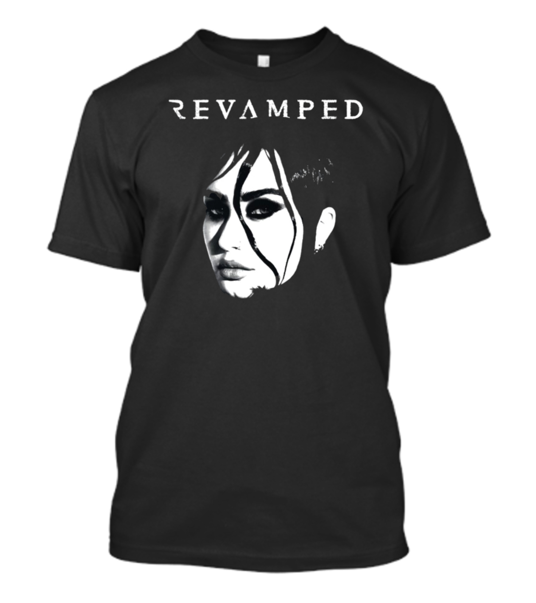 Demi Lovato Revamped Black And White Portrait T-Shirt