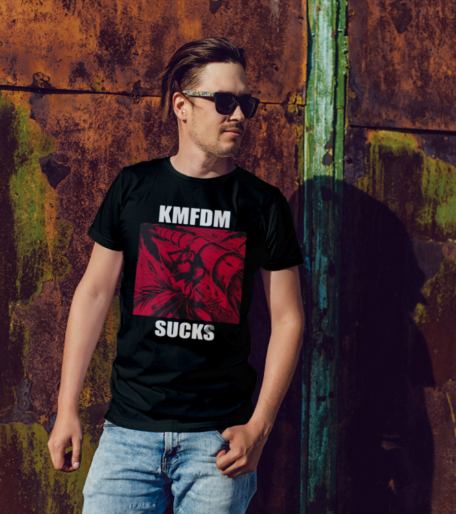 KMFDM Sucks Blood Red Rare T-Shirt