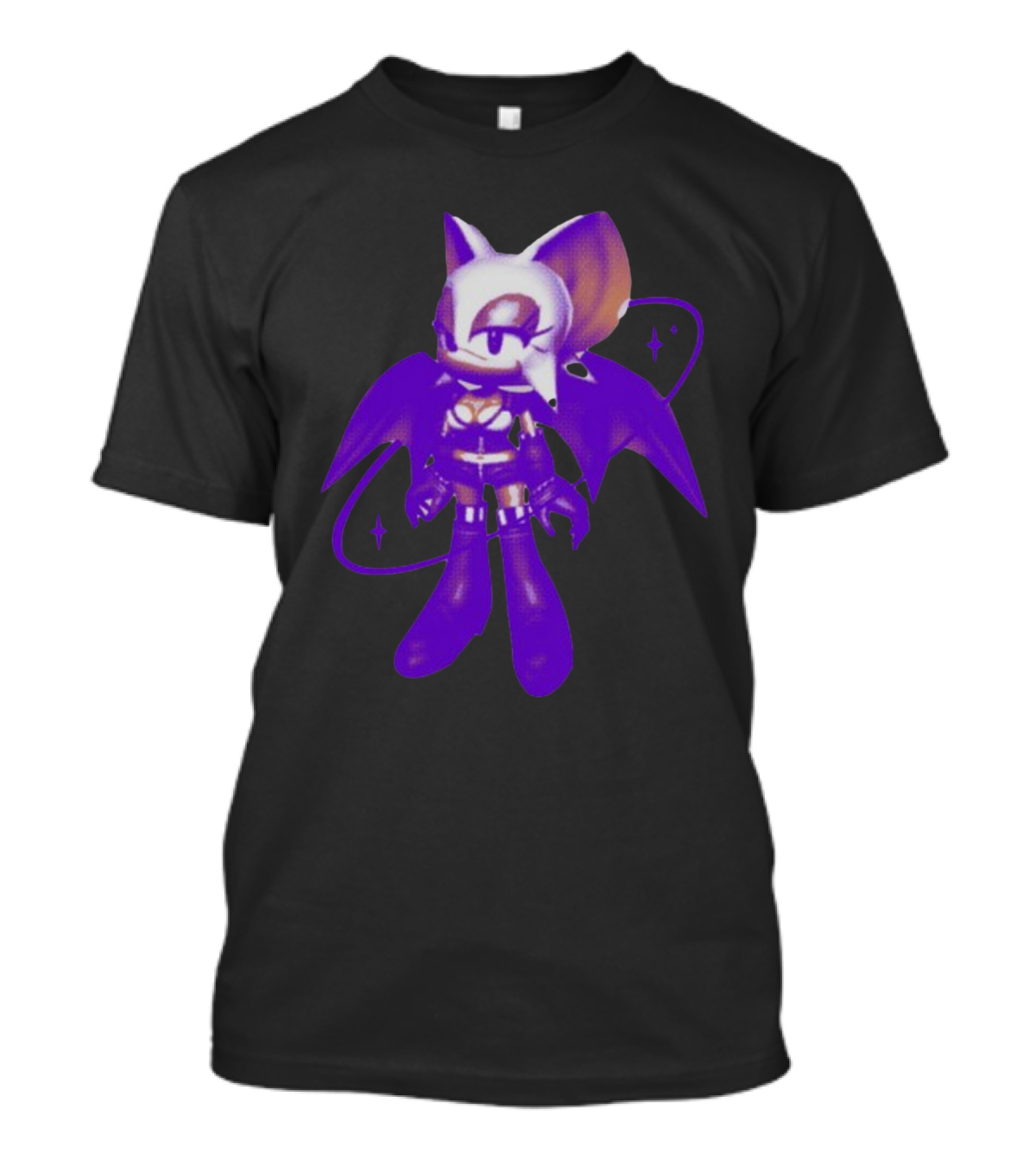 Mamonoworld Y2k Rouge Bat Character T-Shirt