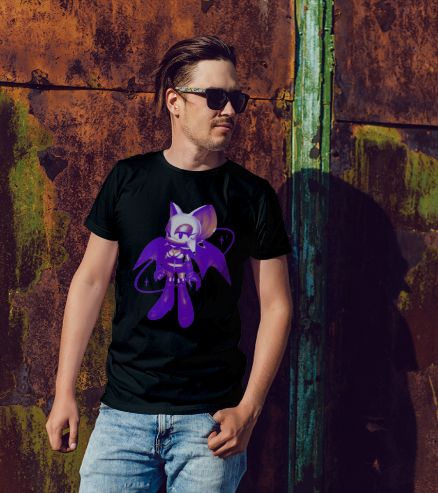 Mamonoworld Y2k Rouge Bat Character T-Shirt