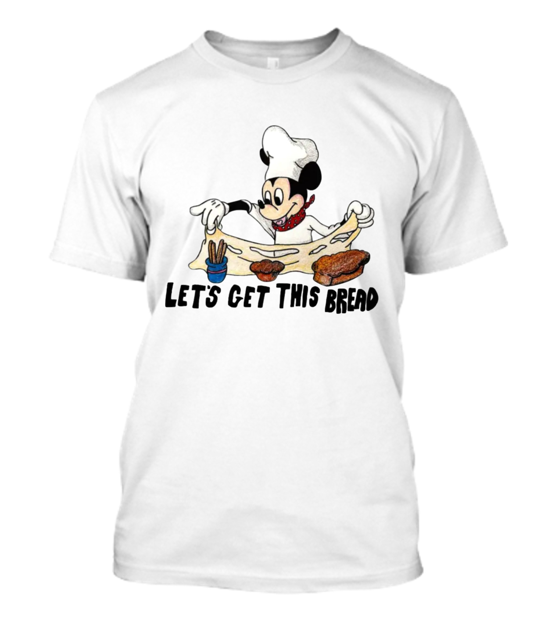 Matt Gray Let's Get This Bread Chef Character Baking Bread T-Shirt